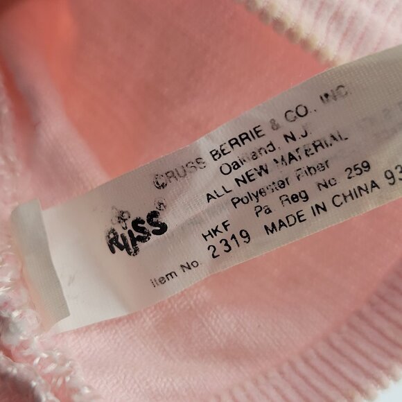 Vintage Russ Berrie Troll Kidz Doll BUFFY Girl Pink Dress Hat 12" WITH TAG - Picture 9 of 10